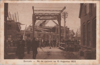 BORCULO - Na de cycloon op 10 Augustus 1925