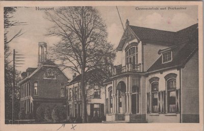 NUNSPEET - Gemeentehuis met Postkantoor