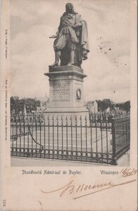 VLISSINGEN - Standbeeld Admiraal de Ruyter