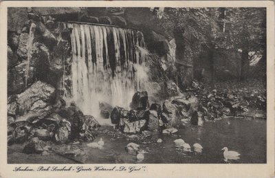 ARNHEM - Park Sonsbeek Groote Waterval De grot