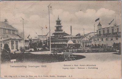 GRONINGEN - Tentoonstelling Groningen 1903