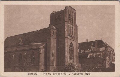 BORCULO - Na de Cycloon op 10 Augustus 1925