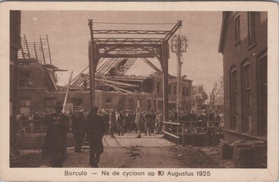 BORCULO - Na de Cycloon op 10 Augustus 1925