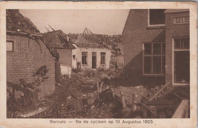 BORCULO - Na de Cycloon op 10 Augustus 1925