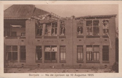 BORCULO - Na de Cycloon op 10 Augustus 1925