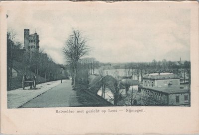 NIJMEGEN - Belvedère met gezicht op Lent