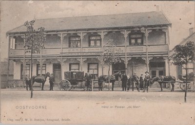 OOSTVOORNE - Hotel en Pension De Man