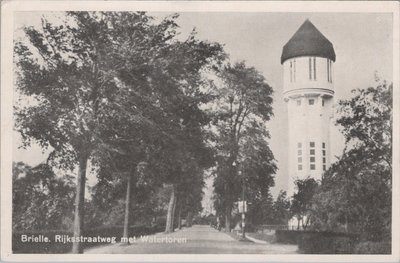 BRIELLE - Rijksstraatweg met Watertoren