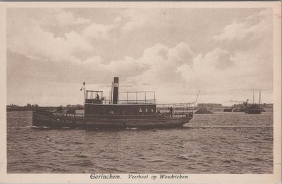 GORINCHEM - Veerboot op Woudrichem