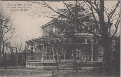 OOSTVOORNE AAN ZEE - Paviljoen van het Hotel Ons Genoegen