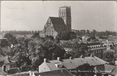 BRIELLE - Panorama v. d. St. Jacobskerk