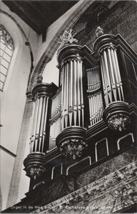 BRIELLE - Orgel in de Ned. Herv. Kerk. St. Catharyne Kerk