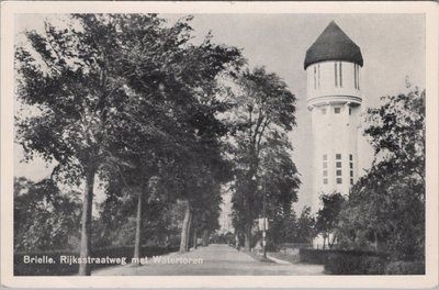 BRIELLE - Rijksstraatweg met Watertoren