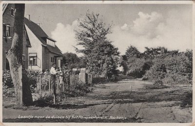 ROCKANJE - Laantje naar de duinen bij het Kampeerterrein