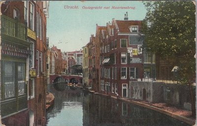 UTRECHT - Oudegracht en Maartensbrug