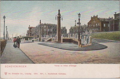 SCHEVENINGEN - Terras en Hotel d'Orange