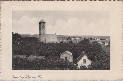 WIJK AAN ZEE - Gezicht op Wijk aan Zee