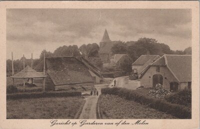 GARDEREN - Gezicht op Garderen van af den molen