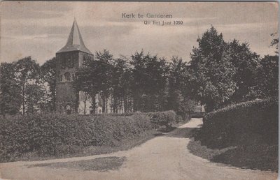 GARDEREN - Kerk te Garderen uit het jaar 1050