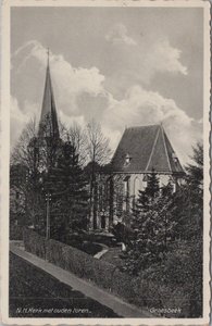 GROESBEEK - N.H. Kerk met ouden toren