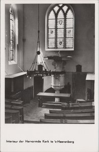 S HEERENBERG - Interieur der Hervormde Kerk