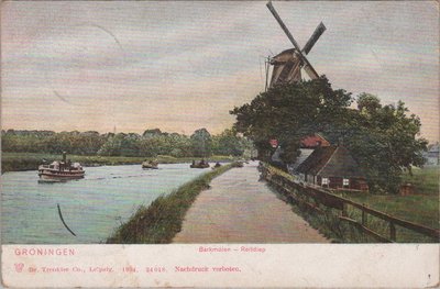 GRONINGEN - Barkmolen - Reitdiep