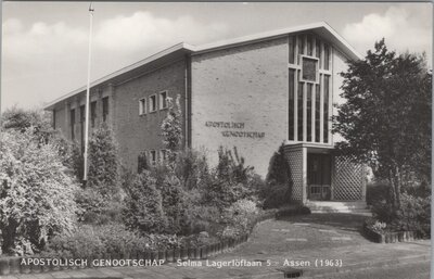 ASSEN - Apostolisch Genootschap - Selma Lagerlöflaan 5 Assen (1963)