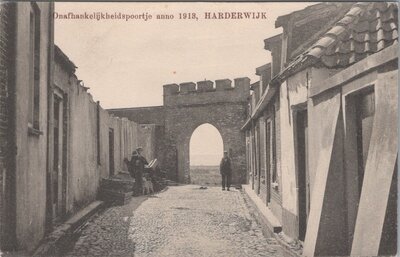 HARDERWIJK - Onafhankelijkheidspoortje anno 1913