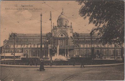 AMSTERDAM - Frederiksplein met Paleis voor Volksvlijt