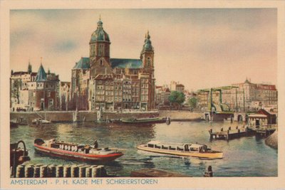 AMSTERDAM - P. H. Kade met Schreierstoren