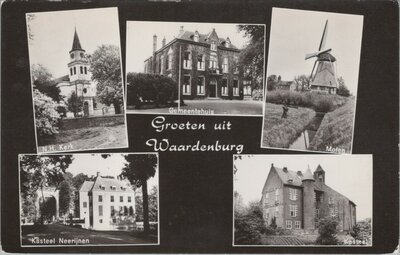 WAARDENBURG - Meerluik Groeten uit Waardenburg