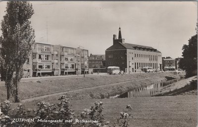 ZUTPHEN - Molengracht met Postkantoor