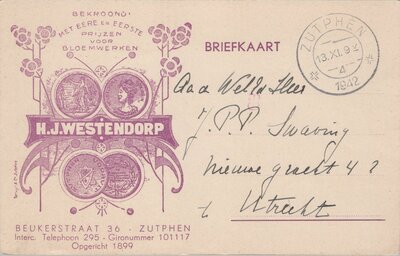 ZUTPHEN - H. J. Westendorp