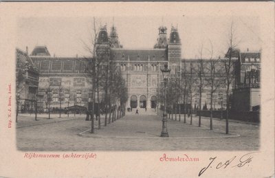 AMSTERDAM - Rijksmuseum (achterzijde)