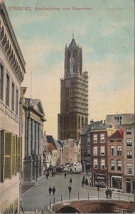 UTRECHT - Stadhuisbrug met Domtoren