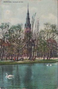 AMSTERDAM - Vondelpark met Kerk