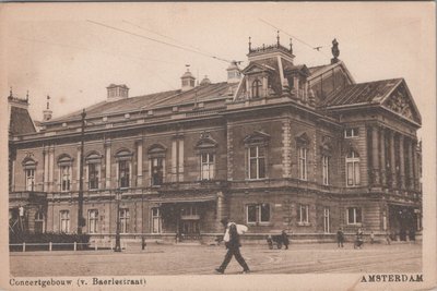 AMSTERDAM - Concertgebouw (v. Baerlestraat)