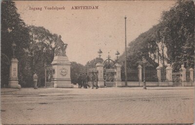 AMSTERDAM - Ingang Vondelpark