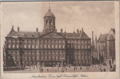 AMSTERDAM - Dam met Koninklijk Paleis