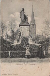 AMSTERDAM - Monument Vondel, Vondelpark