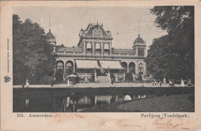 AMSTERDAM - Paviljoen (Vondelpark)