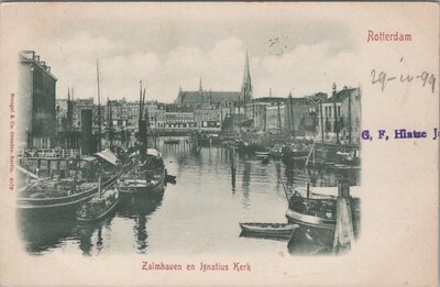 ROTTERDAM - Zalmhaven en Ignatius Kerk