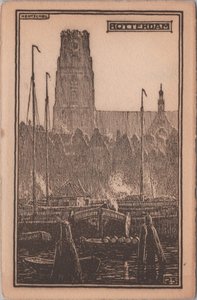 ROTTERDAM - Gezicht op de Kerk