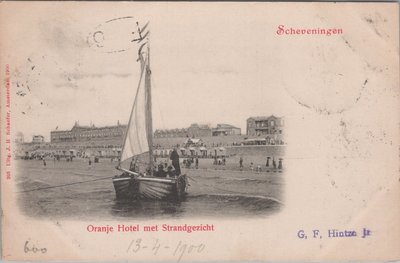 SCHEVENINGEN - Oranje Hotel met Strandgezicht