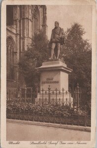 UTRECHT - Standbeeld Graaf Jan van Nassau