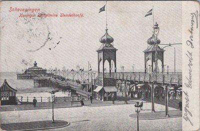 SCHEVENINGEN - Koningin Wilhelmina Wandelhoofd