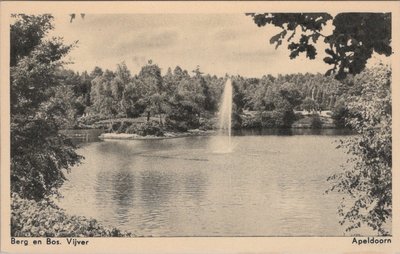 APELDOORN - Berg en Bos. Vijver