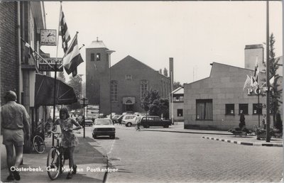 OOSTERBEEK - Ger. Kerk en Postkantoor