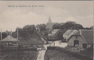 GARDEREN - Gezicht op Garderen van af den molen