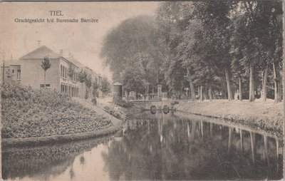 TIEL - Grachtgezicht b/d Burensche Barrière